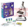 900X Toy Microscope with Four Blank Slides and One Hatchery Kit